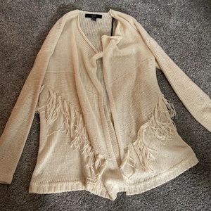 Tan cardigan